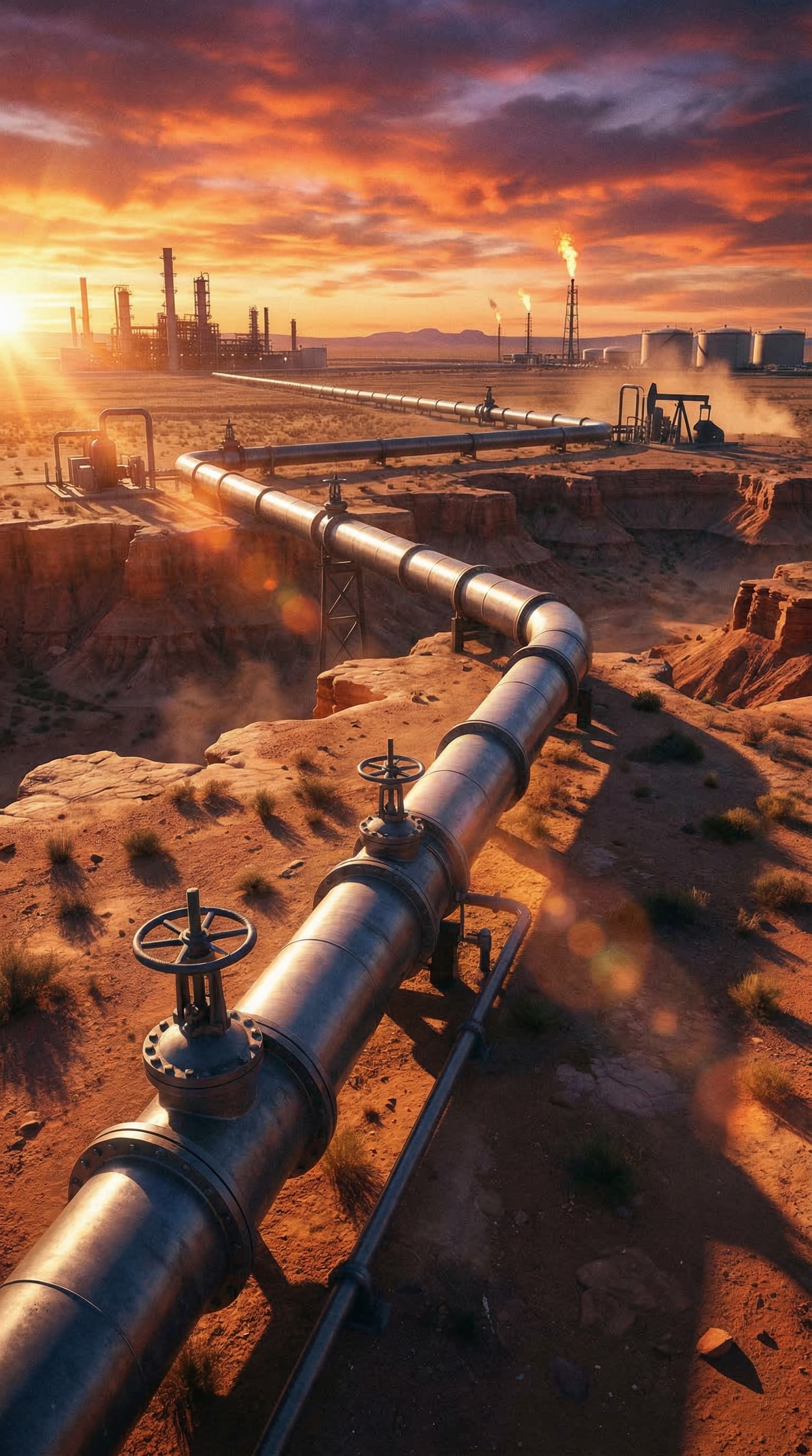 Oil and Gas Production and Pipeline Infrastructure