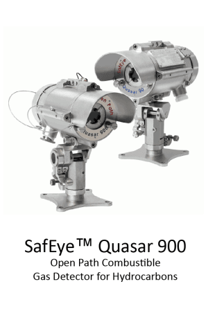 QUASAR 900 — SafEye Quasar 900 Open Path Gas Detector for Hydrocarbons
